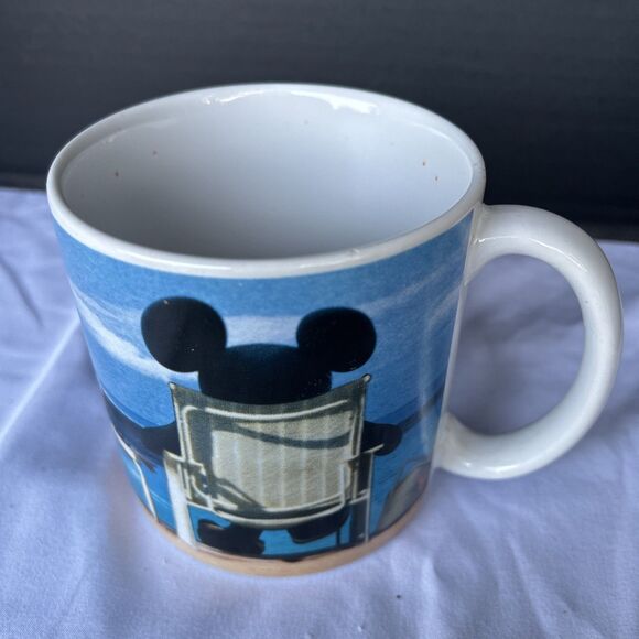 Disney Store Other - DISNEY Store Mug Mickey Mouse on Beach Cruise Large Coffee Tea Latte Cup 16 Oz
